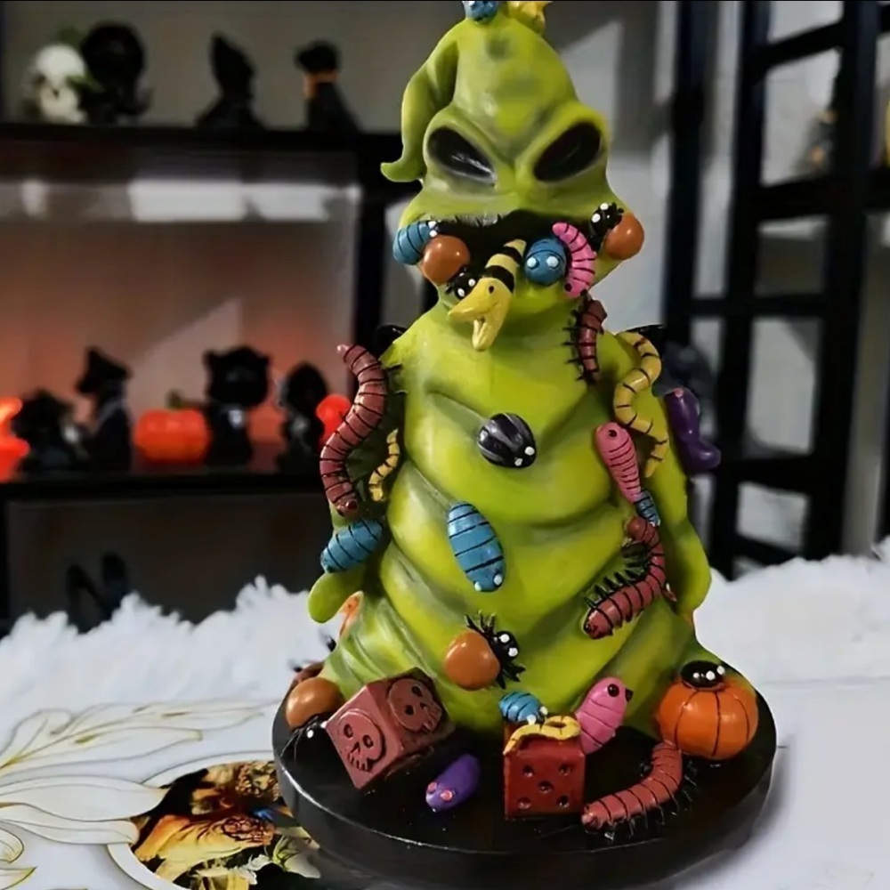 Oogie Boogie Man Resin Figure Nightmare Before Christmas Halloween Decor NIB